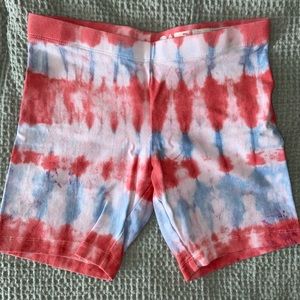 Kids handmade tie dye shorts